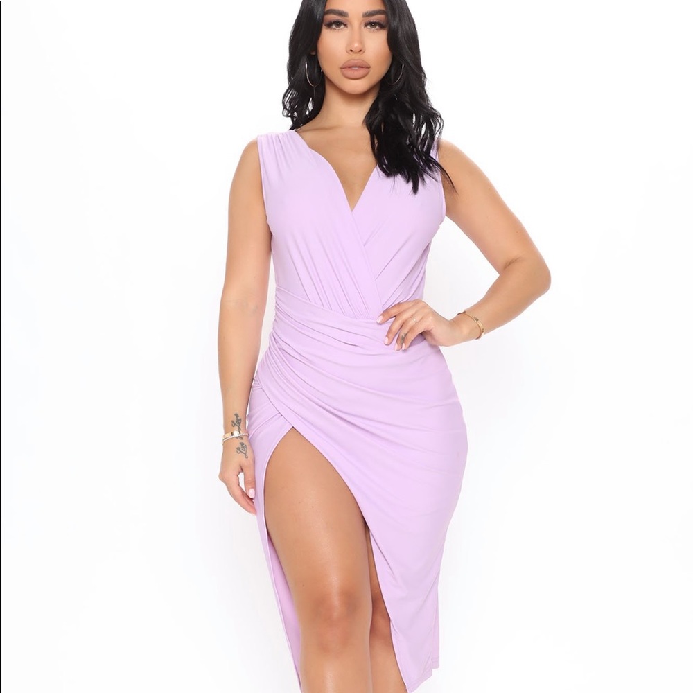 Leanne Midi Fashion Nova Dress